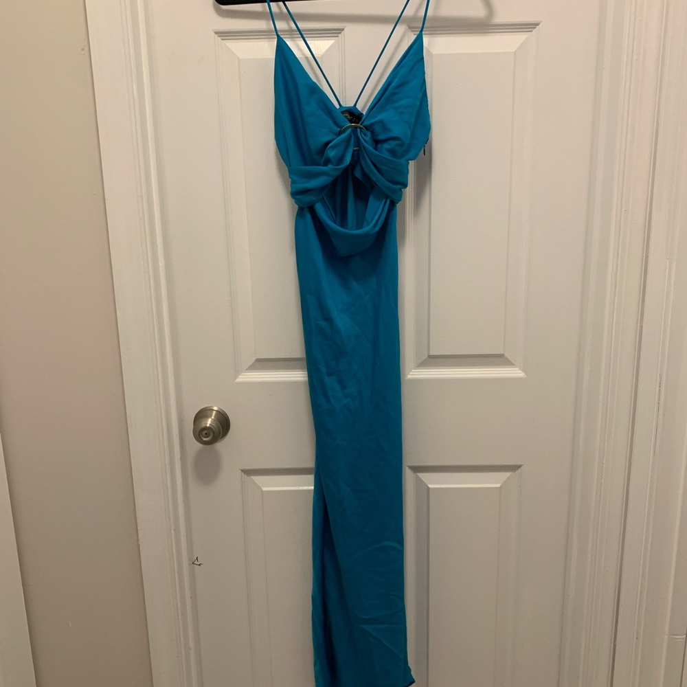 Zara Turquoise Strappy Dress